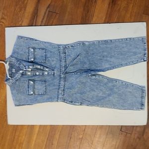 Toddler Girls Denim jumpsuit